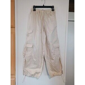 Rewash Brand Cargo Pants for Women Drawstring Casual Pants Baggy Wide Leg Y2K